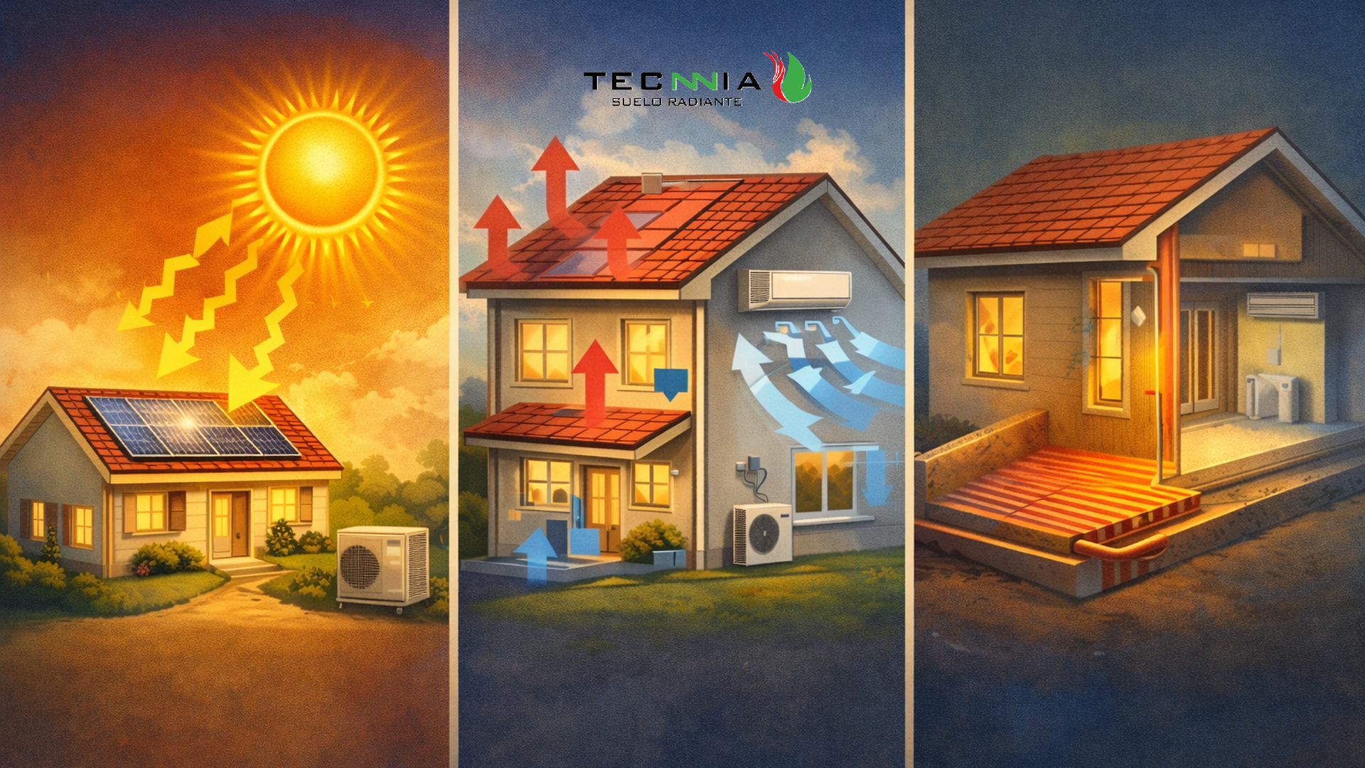 Las diferentes formas de transmisión de calor: Radiación, convección y conducción