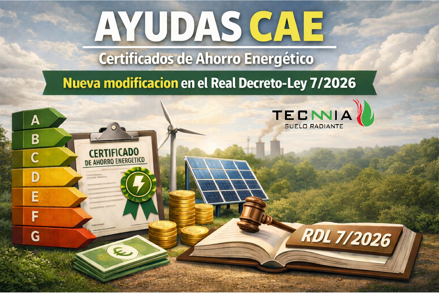 Certificados de Ahorro Energético (CAE): Qué son y su última modificación.