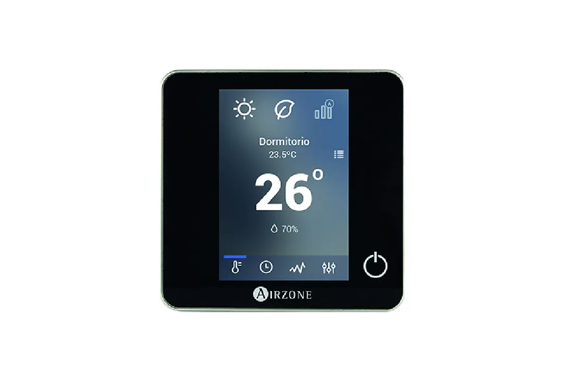 Termostato inteligente con control por app instalado por Tecnnia
